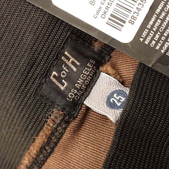 NWT, Citizens of Humanity Greyson Coated Leggings in Brown Suedette - Picture 11 of 15